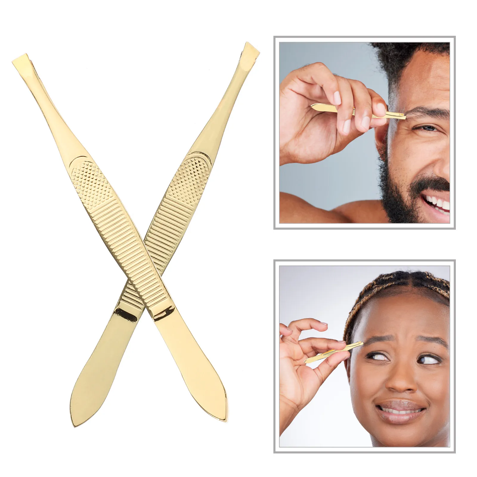 2Pcs Stainless Steel Eyebrow Tweezers Kit Precision Brow Hair Removal Tool Ergonomic Design for Facial Grooming Portable Beauty
2Pcs Stainless Steel Eyebrow Tweezers Kit Precision Brow Hair Removal Tool Ergonomic Design for Facial Grooming Portable Beauty