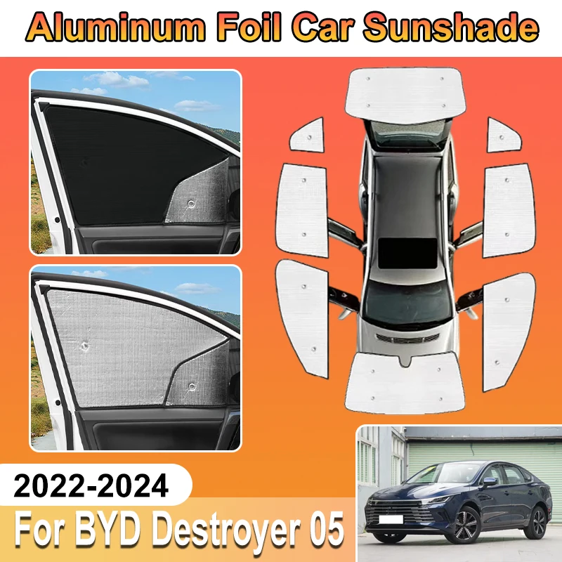 For BYD Destroyer 05 Accessories 2022 2023 2024 Car Sun Shades Window Covers Aluminium Foil UV Protector Sun Baffle Accessorios
For BYD Destroyer 05 Accessories 2022 2023 2024 Car Sun Shades Window Covers Aluminium Foil UV Protector Sun Baffle Accessorios