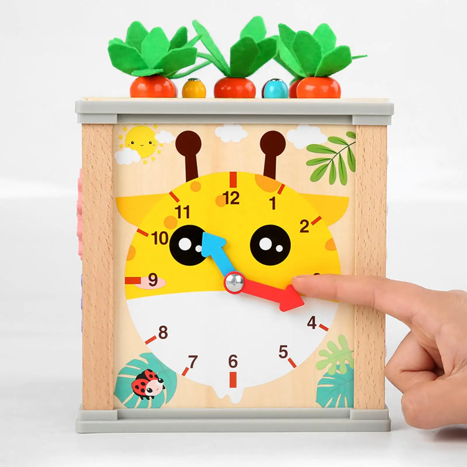 6 in 1 Wood Interactive Toy Set Activities Cube Water based Paint for Ages 1 2 3
6 in 1 Wood Interactive Toy Set Activities Cube Water based Paint for Ages 1 2 3