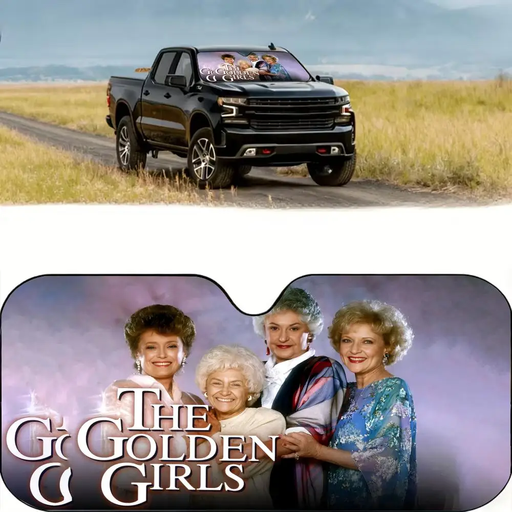 Солнцезащитный козырек Golden Girls, многоразовый, из алюминиевой фольги, с защитой от ультрафиолета, трехслойная теплоизоляция, солнцезащитные шторки для лобового стекла
Солнцезащитный козырек Golden Girls, многоразовый, из алюминиевой фольги, с защитой от ультрафиолета, трехслойная теплоизоляция, солнцезащитные шторки для лобового стекла