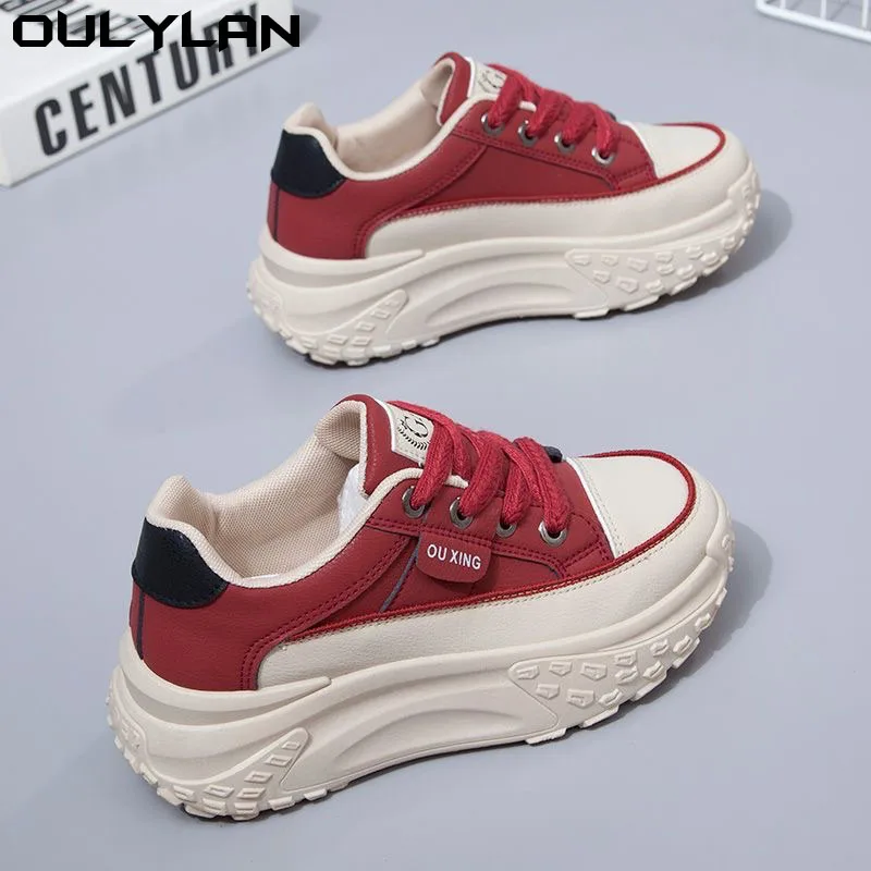 Fashion Retro Women Shoes Spring Platform Shoes Casual Sneakers Versatile Fashion Designer Shoes High Quality Women Sneakers
Fashion Retro Women Shoes Spring Platform Shoes Casual Sneakers Versatile Fashion Designer Shoes High Quality Women Sneakers