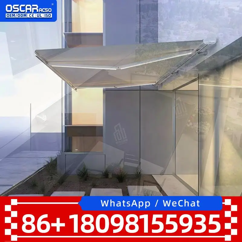 Aluminum Box Automatic Roof Cover Awning for Shop 7x4m 6x4m Rainproof Electric Patio Awning Snow Resistant UV Protection Retract
Aluminum Box Automatic Roof Cover Awning for Shop 7x4m 6x4m Rainproof Electric Patio Awning Snow Resistant UV Protection Retract
