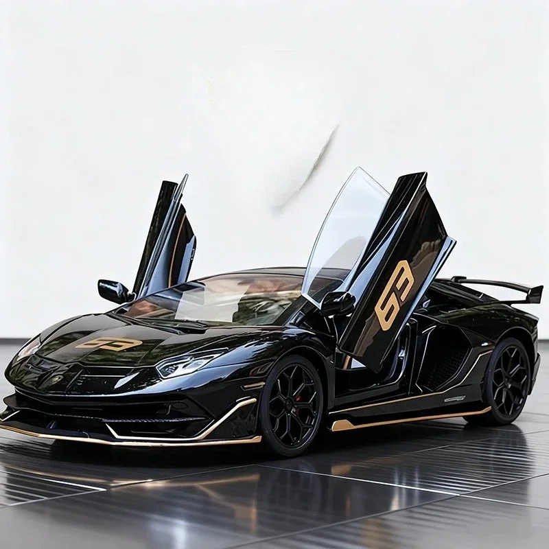 1:18 Aventador SVJ63 Alloy Toy Car Model Wheel Steering Sound and Light Children's Toy Collectibles Birthday Gifts
1:18 Aventador SVJ63 Alloy Toy Car Model Wheel Steering Sound and Light Children's Toy Collectibles Birthday Gifts