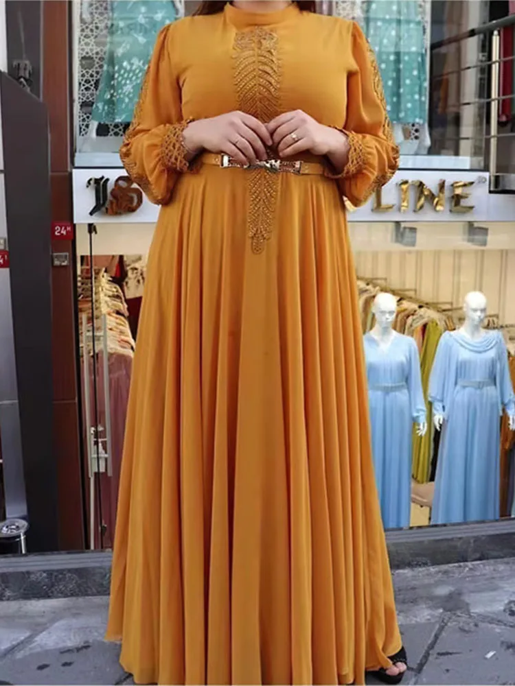 Новое поступление Eid Djellaba Abaya полная длина вышивка бисером мусульманское платье искусственное мусульманское платье мусульманская абайя пояс WY772
Новое поступление Eid Djellaba Abaya полная длина вышивка бисером мусульманское платье искусственное мусульманское платье мусульманская абайя пояс WY772