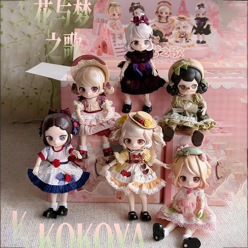 Оригинальные игрушки Kokoya серии «цветы и мечты» Bjd глухая коробка, милые фигурки героев аниме, кавайная таинственная коробка, модель Desi
Оригинальные игрушки Kokoya серии «цветы и мечты» Bjd глухая коробка, милые фигурки героев аниме, кавайная таинственная коробка, модель Desi