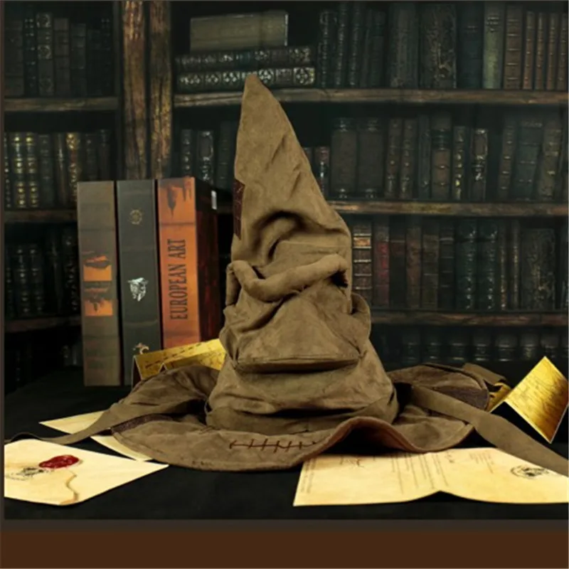 Magic Hats Sorting Cosplay Movies TV Anime Witch Wizard Hat Leather School Halloween Dress Up Party Costumes Props Accessories
Magic Hats Sorting Cosplay Movies TV Anime Witch Wizard Hat Leather School Halloween Dress Up Party Costumes Props Accessories
