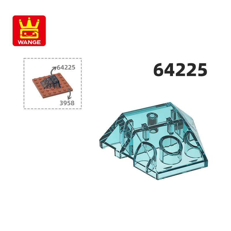WANGE 64225 100 г/59 шт. клин 3X4 изогнутая крышка строительные блоки Moc совместимы со сборками кирпичей детские игрушки подарочная коробка
WANGE 64225 100 г/59 шт. клин 3X4 изогнутая крышка строительные блоки Moc совместимы со сборками кирпичей детские игрушки подарочная коробка