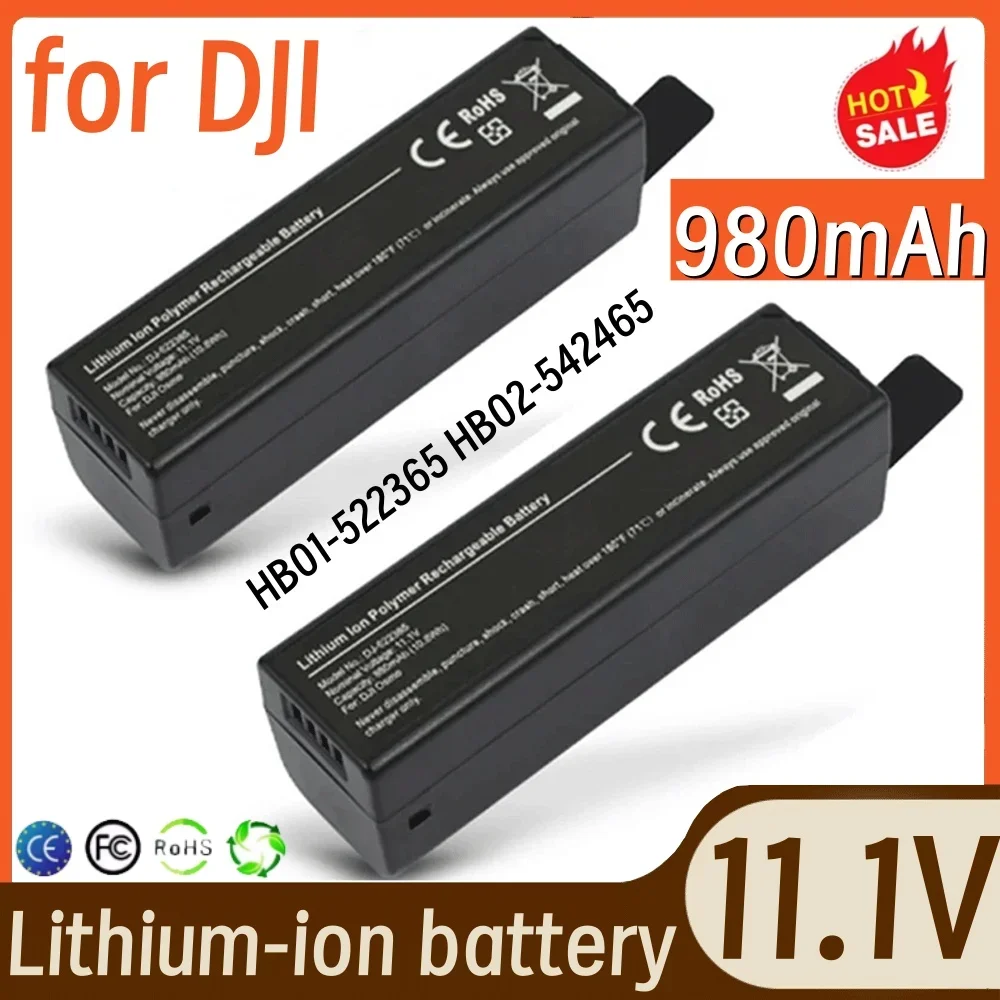 11.1V Intelligent 980mAh Battery for DJI Osmo+/Osmo Mobile Pro RAW/Osmo OM150 OM160 Handheld Gimbal Compatible HB02-542465 2025
11.1V Intelligent 980mAh Battery for DJI Osmo+/Osmo Mobile Pro RAW/Osmo OM150 OM160 Handheld Gimbal Compatible HB02-542465 2025