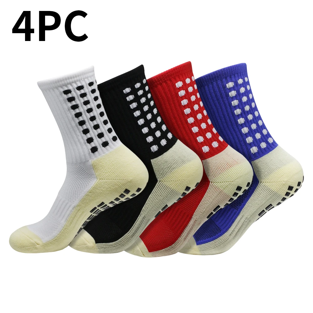 4Pair Men Women Non Slip Grip Socks for Football Basketball Baseball Rugby Soccer Cycling Running Tennis Skateboard Breathable
4Pair Men Women Non Slip Grip Socks for Football Basketball Baseball Rugby Soccer Cycling Running Tennis Skateboard Breathable