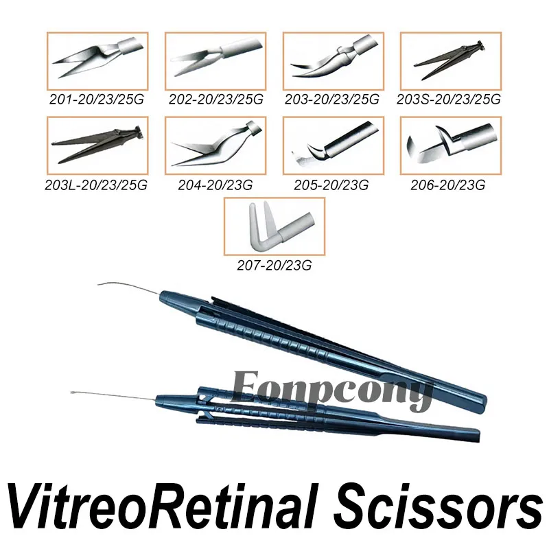 20G/23G/25G Ophthalmic Surgical Instruments Titanium Alloy Vitreoretinal Straight Curved Shafts Twezeers Vitreo-Retinal Scissors
20G/23G/25G Ophthalmic Surgical Instruments Titanium Alloy Vitreoretinal Straight Curved Shafts Twezeers Vitreo-Retinal Scissors
