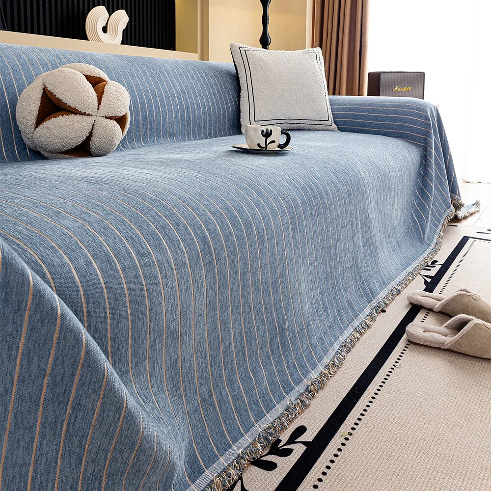 Striped sofa towel pet friendly machine washable all season universal sofa bed suitable for multiple office scenarios
Striped sofa towel pet friendly machine washable all season universal sofa bed suitable for multiple office scenarios