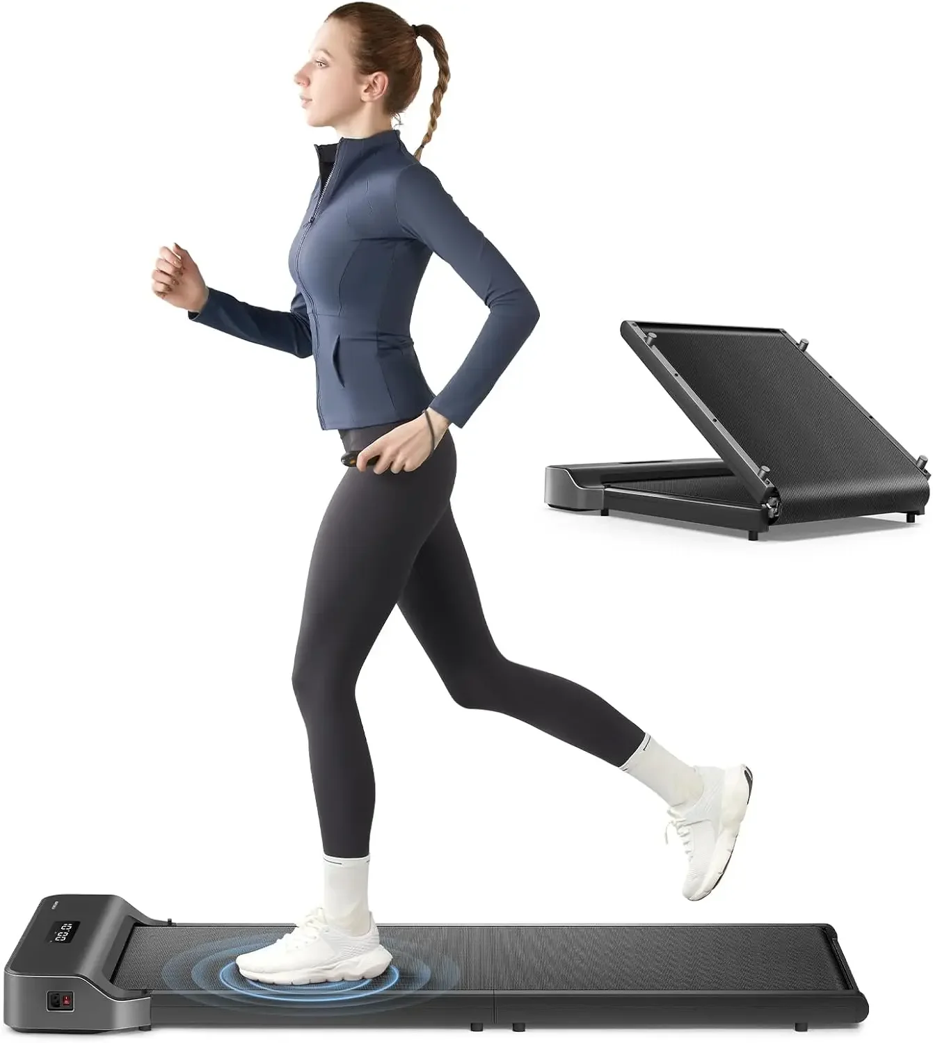 Foldable Walking Pad for Home Office, Under Desk Treadmill with Adaptive Speed Control, Compact Design for Small Spaces, No Asse
Foldable Walking Pad for Home Office, Under Desk Treadmill with Adaptive Speed Control, Compact Design for Small Spaces, No Asse