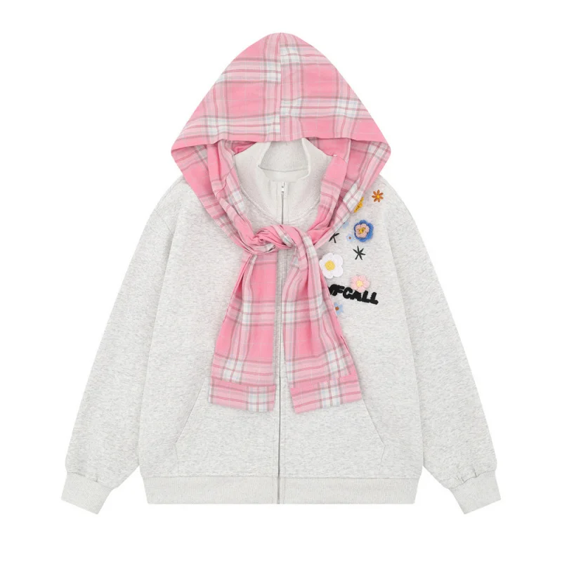 DAVIDSHAO EU US Size Top Quality Street Outdoor Wear Luxury Detachable Stand Collar Floral Zip Hoodie
DAVIDSHAO EU US Size Top Quality Street Outdoor Wear Luxury Detachable Stand Collar Floral Zip Hoodie