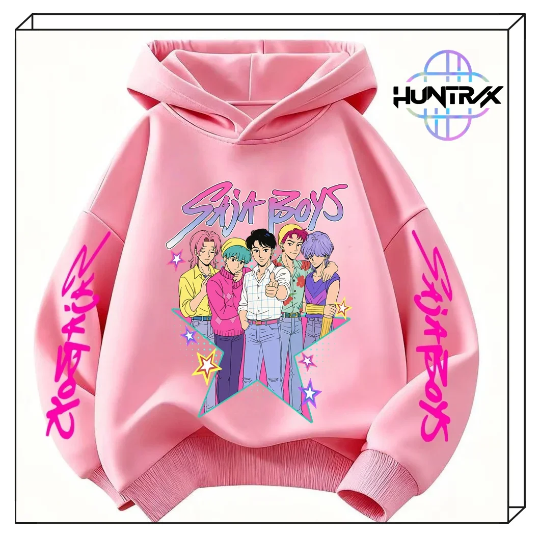 Kids' KPop Demon Hunters Hoodie 3-14Y Boys' Soft Fleece 3D Anime Hoodie Same Style As Hot Sale Autumn Wear
Kids' KPop Demon Hunters Hoodie 3-14Y Boys' Soft Fleece 3D Anime Hoodie Same Style As Hot Sale Autumn Wear