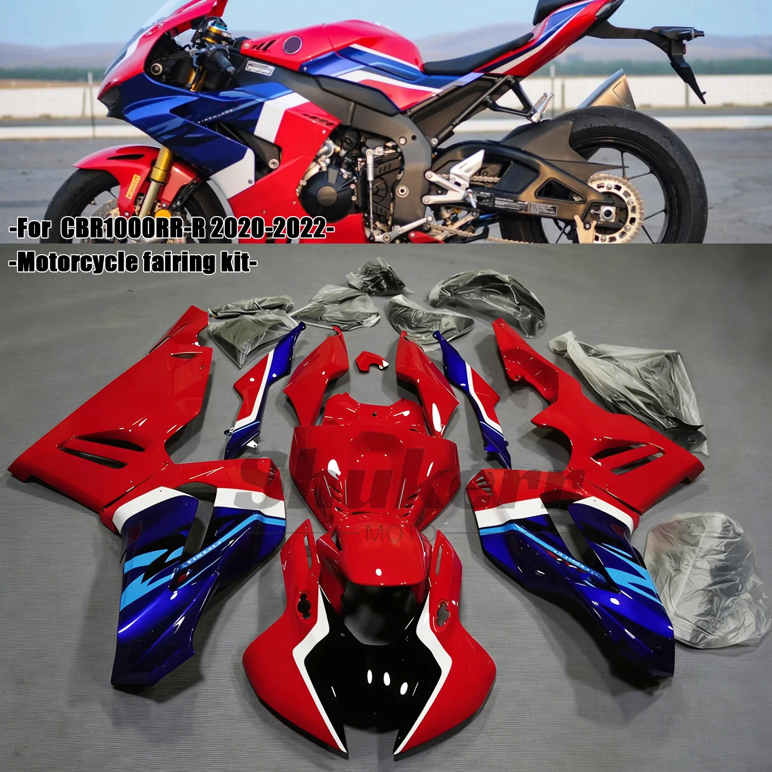 New Abs Motorcycle Plastics Fairing Kit Injection Mold Bodywork Panel Kit Fit for Honda Cbr1000Rr-R 2020-2022 Red Blue White
New Abs Motorcycle Plastics Fairing Kit Injection Mold Bodywork Panel Kit Fit for Honda Cbr1000Rr-R 2020-2022 Red Blue White