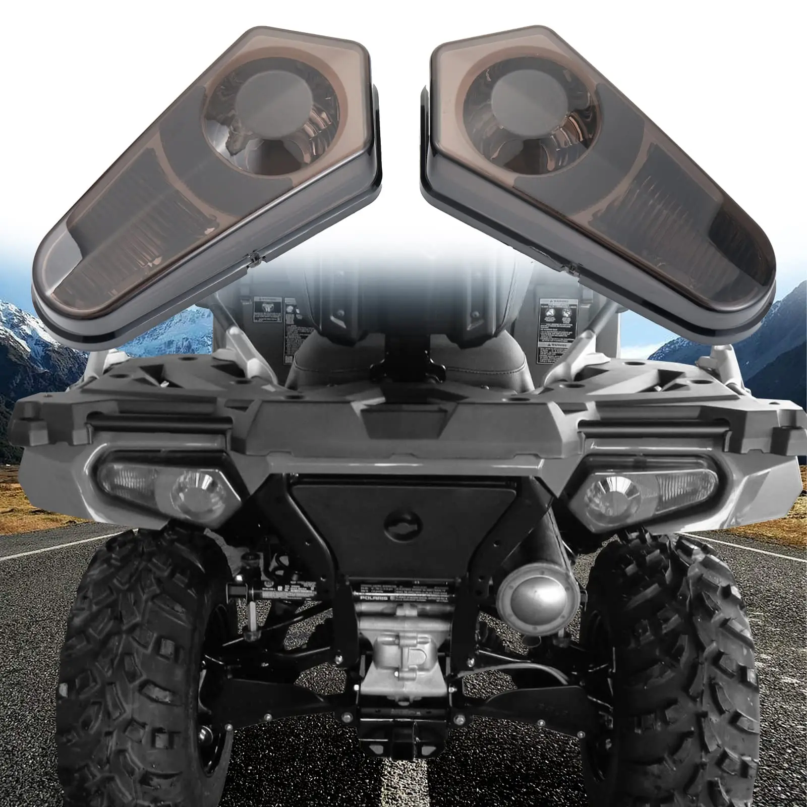 High Light-Transmission ABS Taillights Housing Rear Brake Stop Lights Cover for Polaris Sportsman Accessories
High Light-Transmission ABS Taillights Housing Rear Brake Stop Lights Cover for Polaris Sportsman Accessories
