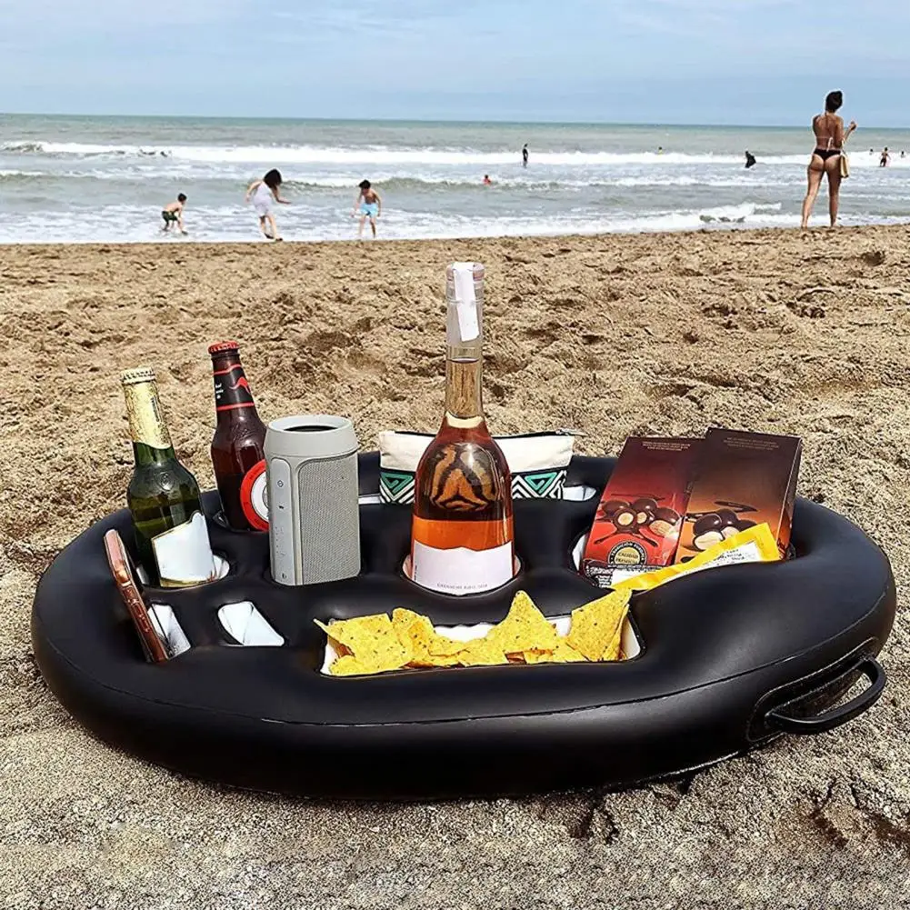 Inflatable Tray Inflatable Swimming Ring Floating Cup Holder PVC Swimming Pool Float Food Beer Tray Summer Party Swimming Ring
Inflatable Tray Inflatable Swimming Ring Floating Cup Holder PVC Swimming Pool Float Food Beer Tray Summer Party Swimming Ring