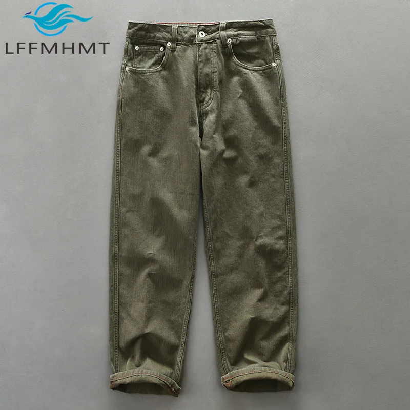 Z671 Мужские джинсовые брюки хорошего качества, весенне-осенние модные винтажные однотонные простые базовые свободные повседневные джинсы, мужские брюки в стиле ретро
Z671 Мужские джинсовые брюки хорошего качества, весенне-осенние модные винтажные однотонные простые базовые свободные повседневные джинсы, мужские брюки в стиле ретро