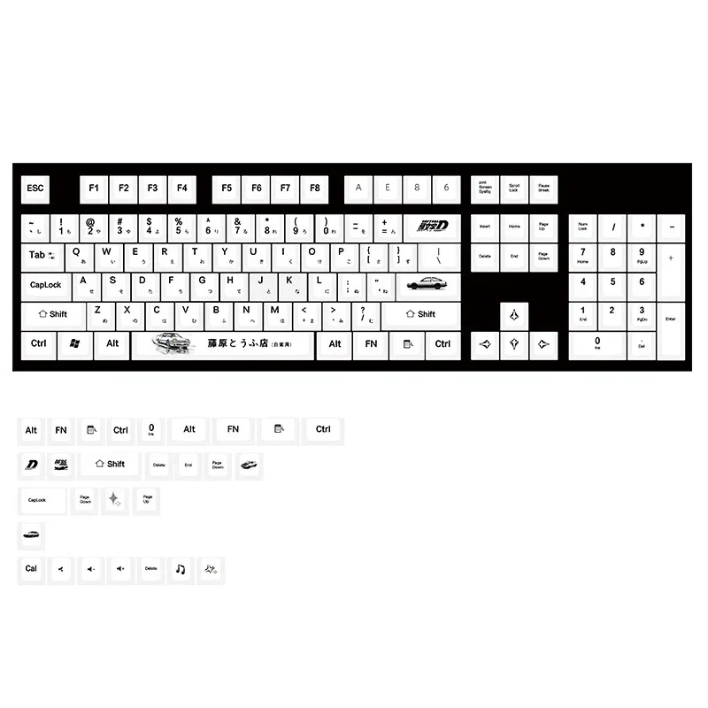 Anime keycaps Japanese minimalist original highly sublimated pbt personalized creative black and white custom keycaps
Anime keycaps Japanese minimalist original highly sublimated pbt personalized creative black and white custom keycaps