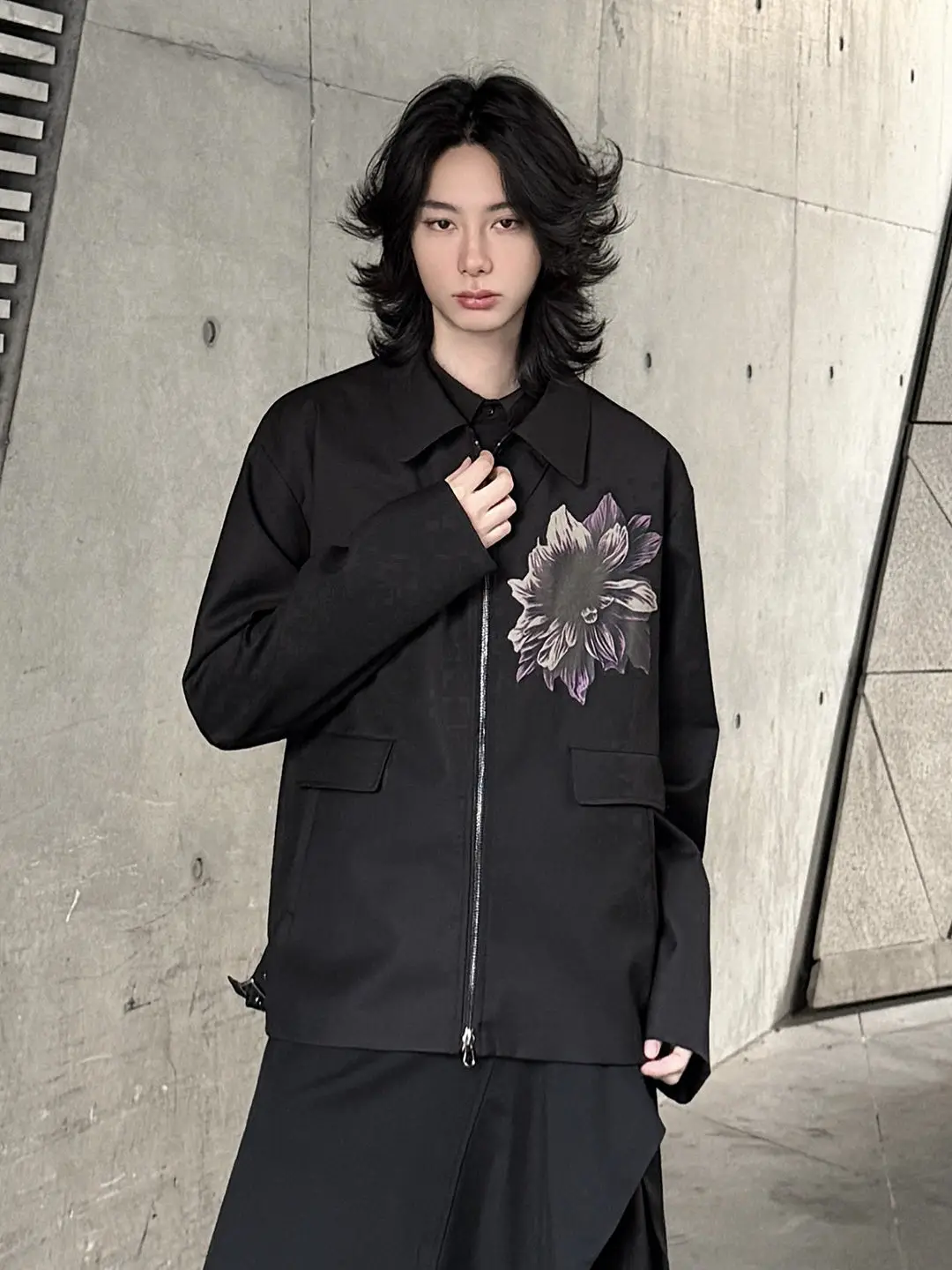 YamamotoStyle Black coat,Floral and Plant Prints of Flowers, Coat, ,Creative Jacket,Unisex Style
YamamotoStyle Black coat,Floral and Plant Prints of Flowers, Coat, ,Creative Jacket,Unisex Style