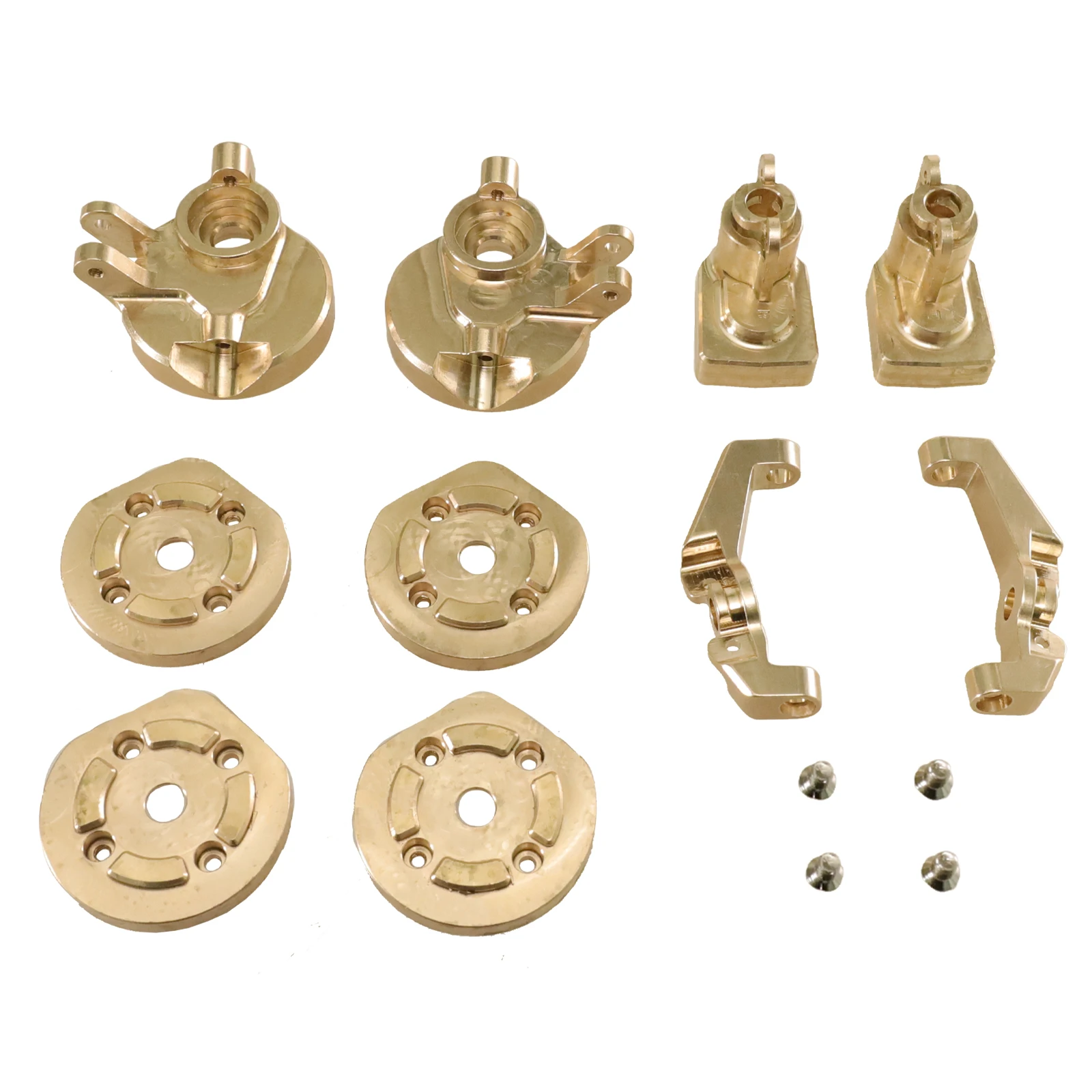 Brass steering cup C-seat gear cover counterweight set for MJX HYPER GO H12Y H12Y+1/12 RC tracked vehicle upgrade accessories
Brass steering cup C-seat gear cover counterweight set for MJX HYPER GO H12Y H12Y+1/12 RC tracked vehicle upgrade accessories