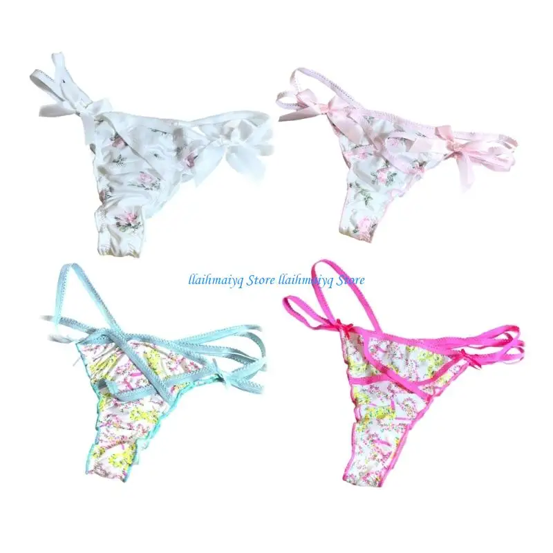 573B Floral Lace T Back Underwear For Women Soft Ice Silk Fabric Breathable Moisture Wicking Floral Thong Underwear
573B Floral Lace T Back Underwear For Women Soft Ice Silk Fabric Breathable Moisture Wicking Floral Thong Underwear