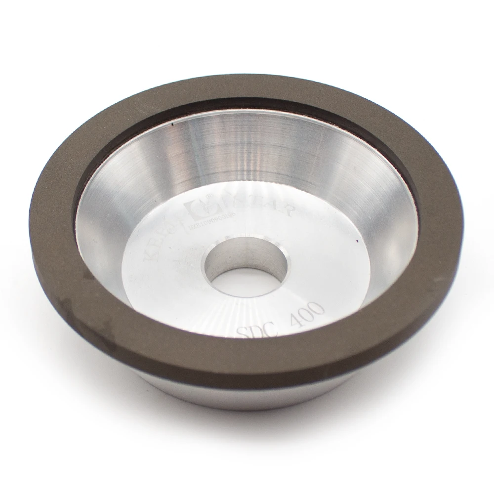 Resin Diamond Bowl Grinding Wheel For Universal Knife Sharpening Machine Outer Diameter 100MM Inner Hole 20MM
Resin Diamond Bowl Grinding Wheel For Universal Knife Sharpening Machine Outer Diameter 100MM Inner Hole 20MM