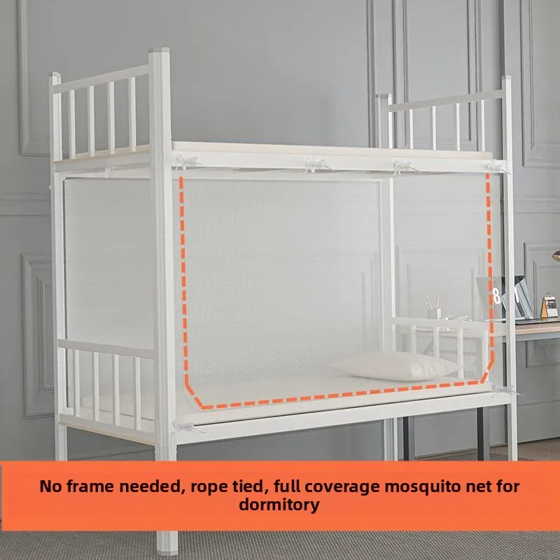 No-Install Breathable Polyester Bed Bug Net for Dormitory Bottom Bunk Bed with Rope Tying High School Freshman Sophomore
No-Install Breathable Polyester Bed Bug Net for Dormitory Bottom Bunk Bed with Rope Tying High School Freshman Sophomore