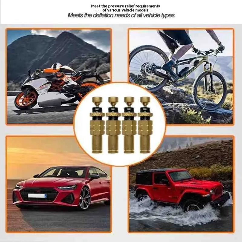 Tire Air Down Tool For Offroad 4X4 Auto-Stop Tire Deflator Valve Kit Adjustable Screw-On Automatic Tire Deflator Tool
Tire Air Down Tool For Offroad 4X4 Auto-Stop Tire Deflator Valve Kit Adjustable Screw-On Automatic Tire Deflator Tool
