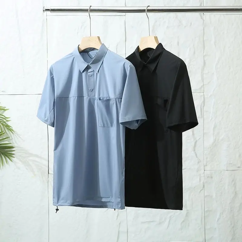 Ultra-Thin Breathable Men's irt Casual ort Sve Stand Fit Faion Urban Sle Summer irt Pure Color
Ultra-Thin Breathable Men's irt Casual ort Sve Stand Fit Faion Urban Sle Summer irt Pure Color