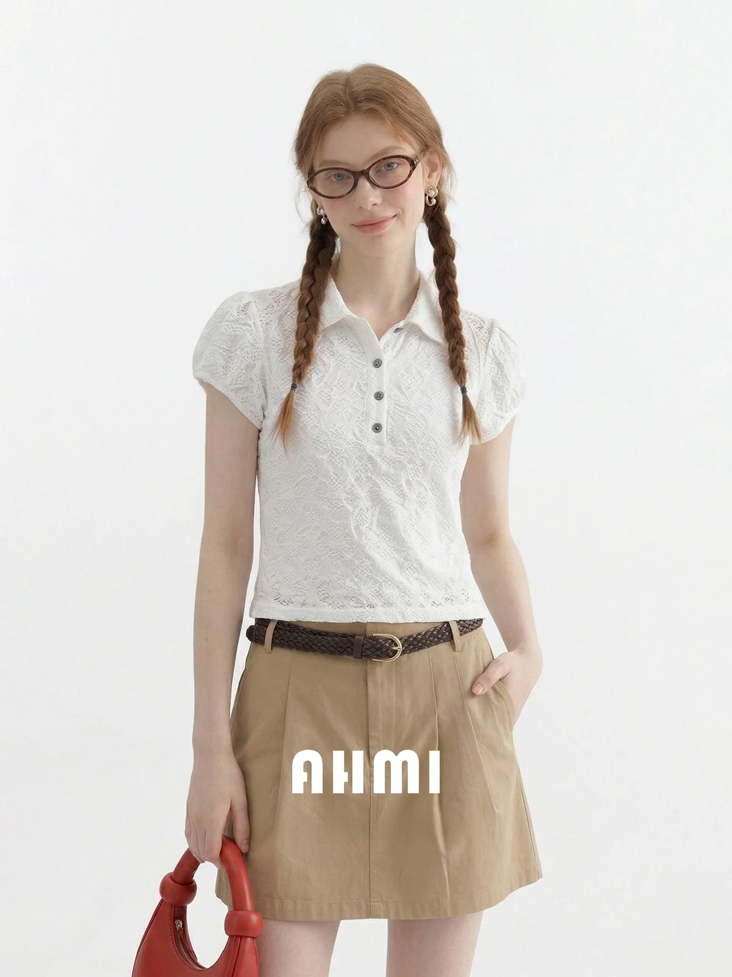 AHMI Summer New Design Hollow out Lace Shirt Women's Short Sleeve Flip Collar T-Shirt Breathable Comfortable Cotton Blend
AHMI Summer New Design Hollow out Lace Shirt Women's Short Sleeve Flip Collar T-Shirt Breathable Comfortable Cotton Blend