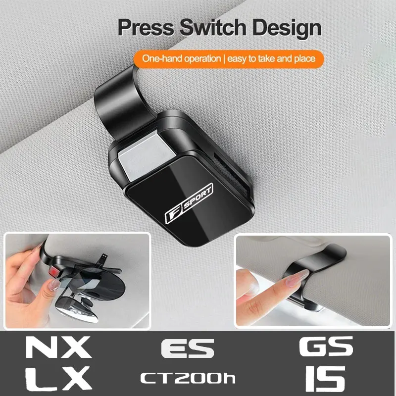 Car Eyeglass Holder Glasses Storage Clip Sunglasses Holder with Sponge Protection for Lexus F Sport ES NX RX IS LS GS LX CT200H
Car Eyeglass Holder Glasses Storage Clip Sunglasses Holder with Sponge Protection for Lexus F Sport ES NX RX IS LS GS LX CT200H