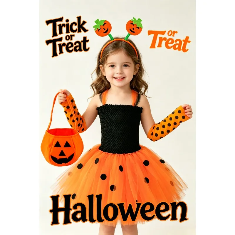 Halloween Pumpkin Sequin Tulle Tutu Dress Candy Bag Cosplay Carnival Holiday Birthday Party Stage Performance Fancy Costume
Halloween Pumpkin Sequin Tulle Tutu Dress Candy Bag Cosplay Carnival Holiday Birthday Party Stage Performance Fancy Costume