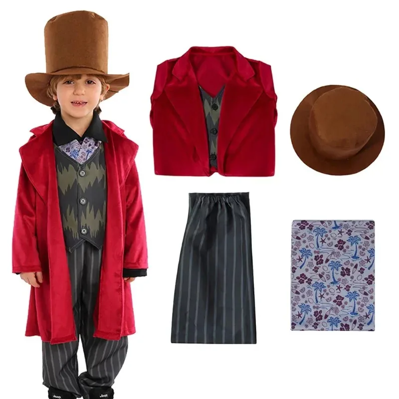 New Oompa Cosplay Kids Boys Wigs Movie Chocolate Factory Willy Cosplay Wonca Costume Disguise Child Roleplay Fantasia Outfit
New Oompa Cosplay Kids Boys Wigs Movie Chocolate Factory Willy Cosplay Wonca Costume Disguise Child Roleplay Fantasia Outfit