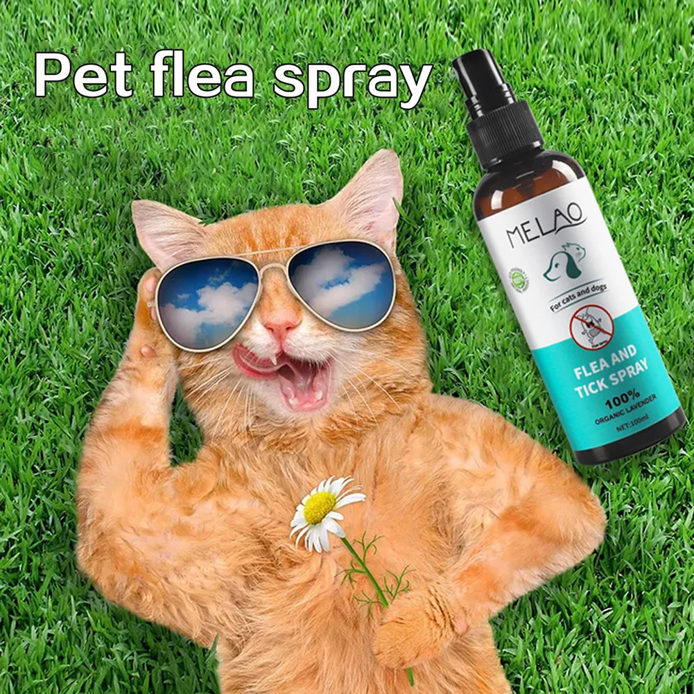 100ml Pet Flea Tick Spray Plant-Based Bugs Spray For Cat Dog
100ml Pet Flea Tick Spray Plant-Based Bugs Spray For Cat Dog
