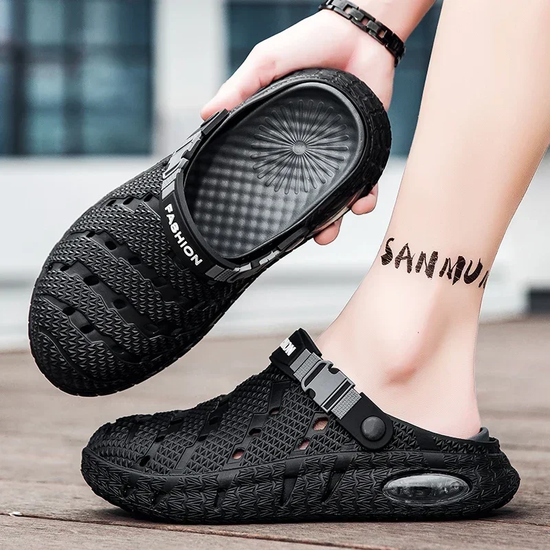 Men's Air Cushion Closed Toe Clogs Outdoor Casual Breathable Slippers
Men's Air Cushion Closed Toe Clogs Outdoor Casual Breathable Slippers