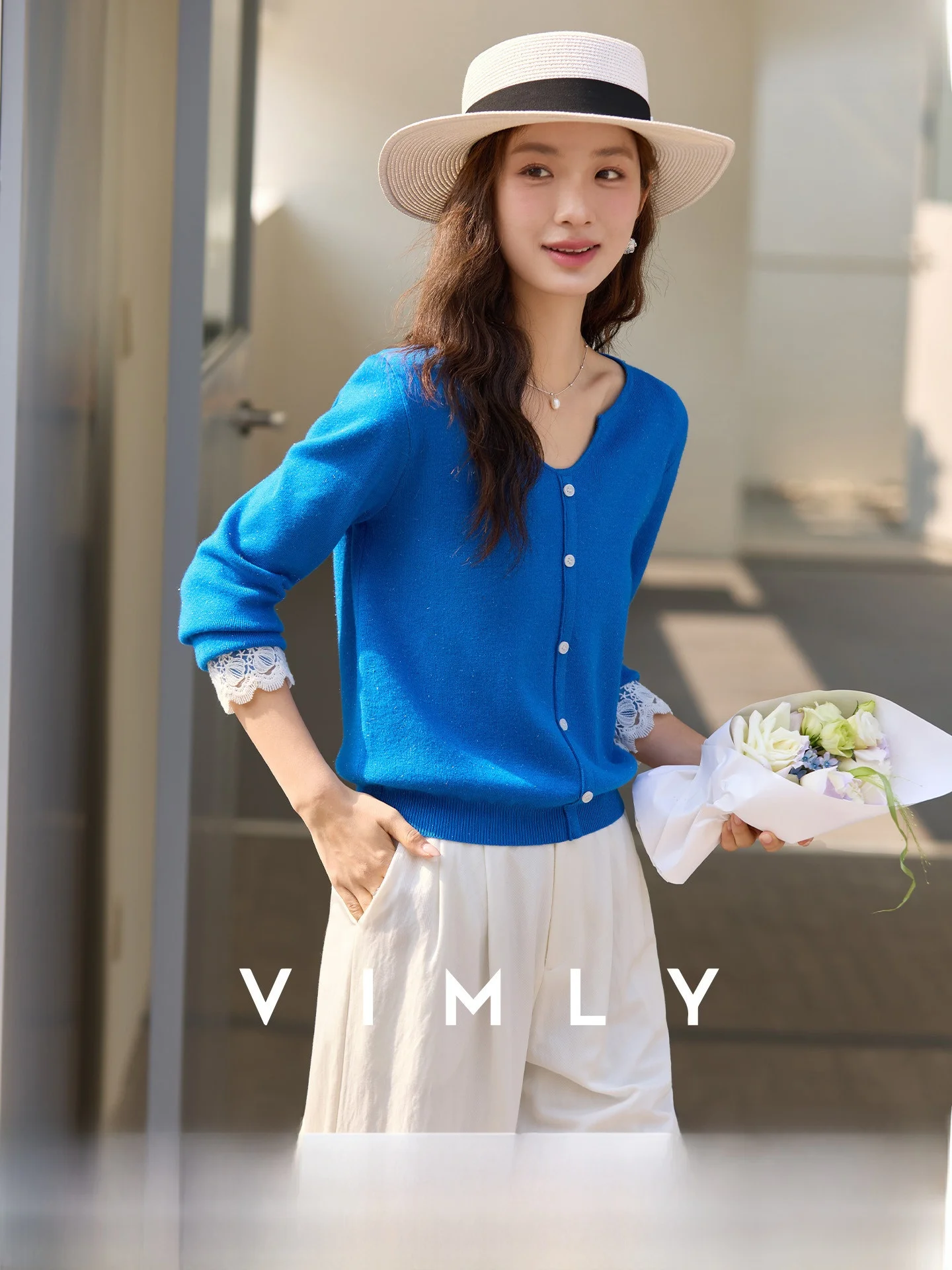 Early Spring Soft Knitted round Ne Long Sve Women's Top Floral Lace Splicing Casual Sle Polyester Fiber Blend
Early Spring Soft Knitted round Ne Long Sve Women's Top Floral Lace Splicing Casual Sle Polyester Fiber Blend