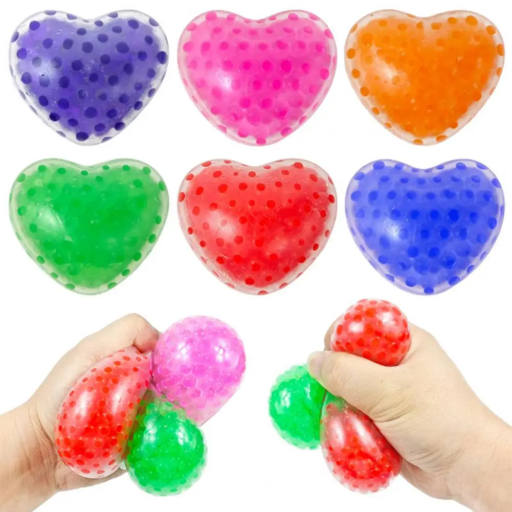 Squeezing Toy Soft Squeeze Toy Vibrant Colored Heart Shaped Stress Relief Toys 2pcs Love Bead Stress Balls Tpr Squeeze for Kids
Squeezing Toy Soft Squeeze Toy Vibrant Colored Heart Shaped Stress Relief Toys 2pcs Love Bead Stress Balls Tpr Squeeze for Kids