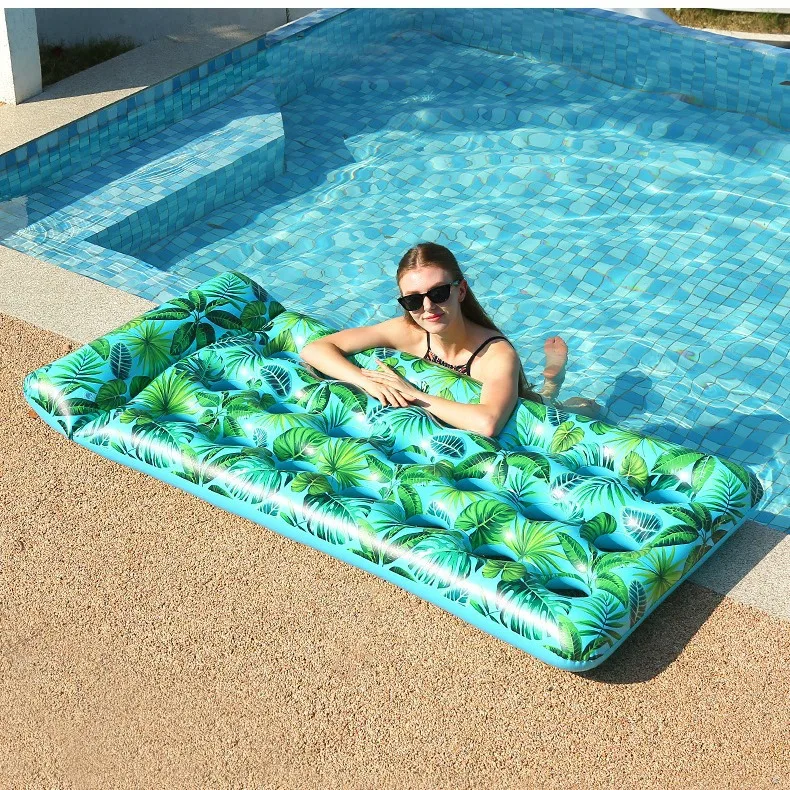 Leaf Print 21-Hole Inflatable Pool Lounger–Foldable Floating Water Hammock for Adults Summer Beach Float Raft Relaxing Lake Toy
Leaf Print 21-Hole Inflatable Pool Lounger–Foldable Floating Water Hammock for Adults Summer Beach Float Raft Relaxing Lake Toy