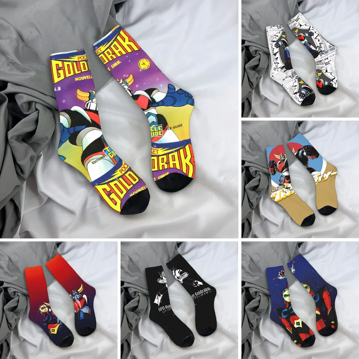Goldoraks UFO Robot Grendizers Stockings Printed Trendy Socks Spring Non Slip Socks Adults Men Outdoor Breathable Socks
Goldoraks UFO Robot Grendizers Stockings Printed Trendy Socks Spring Non Slip Socks Adults Men Outdoor Breathable Socks