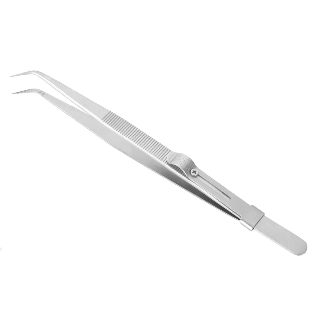Stainless Steel Jewelry Making Tool Anti-Slip Design Adjustable Anti-Slip Tweezers With Lock Curved Tip Adjustable Tweezers
Stainless Steel Jewelry Making Tool Anti-Slip Design Adjustable Anti-Slip Tweezers With Lock Curved Tip Adjustable Tweezers
