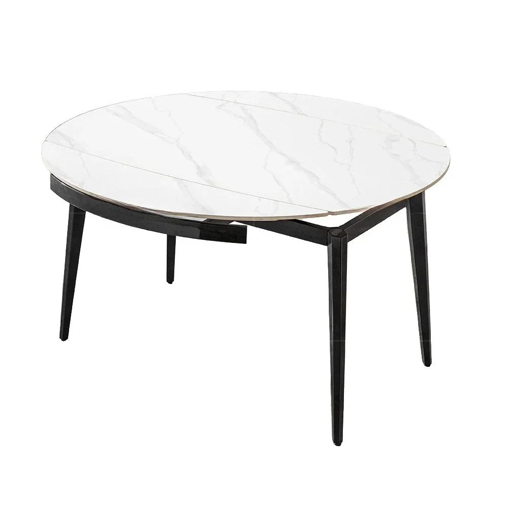 Small apartment modern simple variable round dining table and chair combination square and round dual-use
Small apartment modern simple variable round dining table and chair combination square and round dual-use