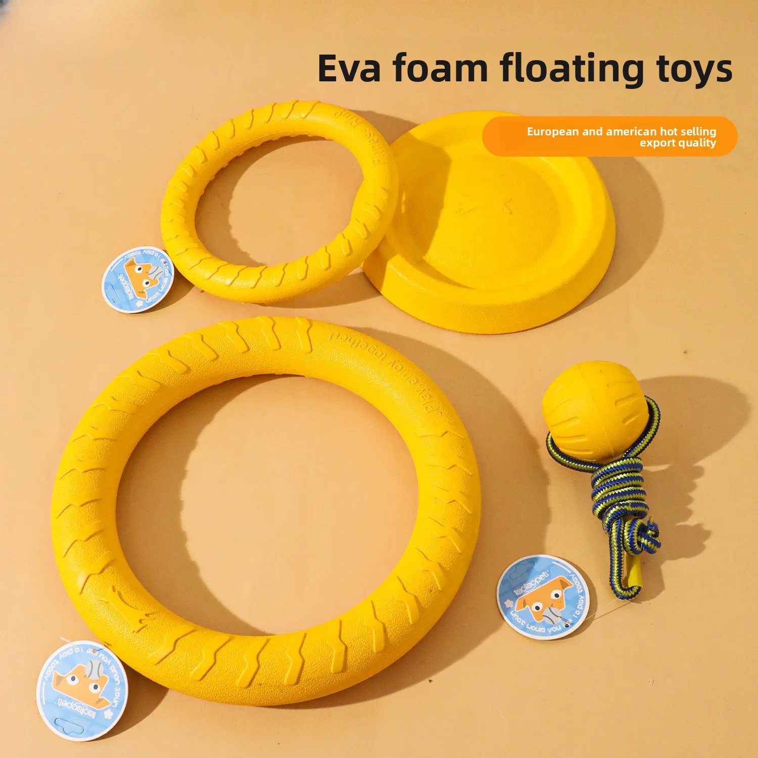 Hot-selling Dog Training Pet Ball Biting Pull Ring Pet Toy Frisbee EVA Foam Bite-resistant Dog Toy
Hot-selling Dog Training Pet Ball Biting Pull Ring Pet Toy Frisbee EVA Foam Bite-resistant Dog Toy