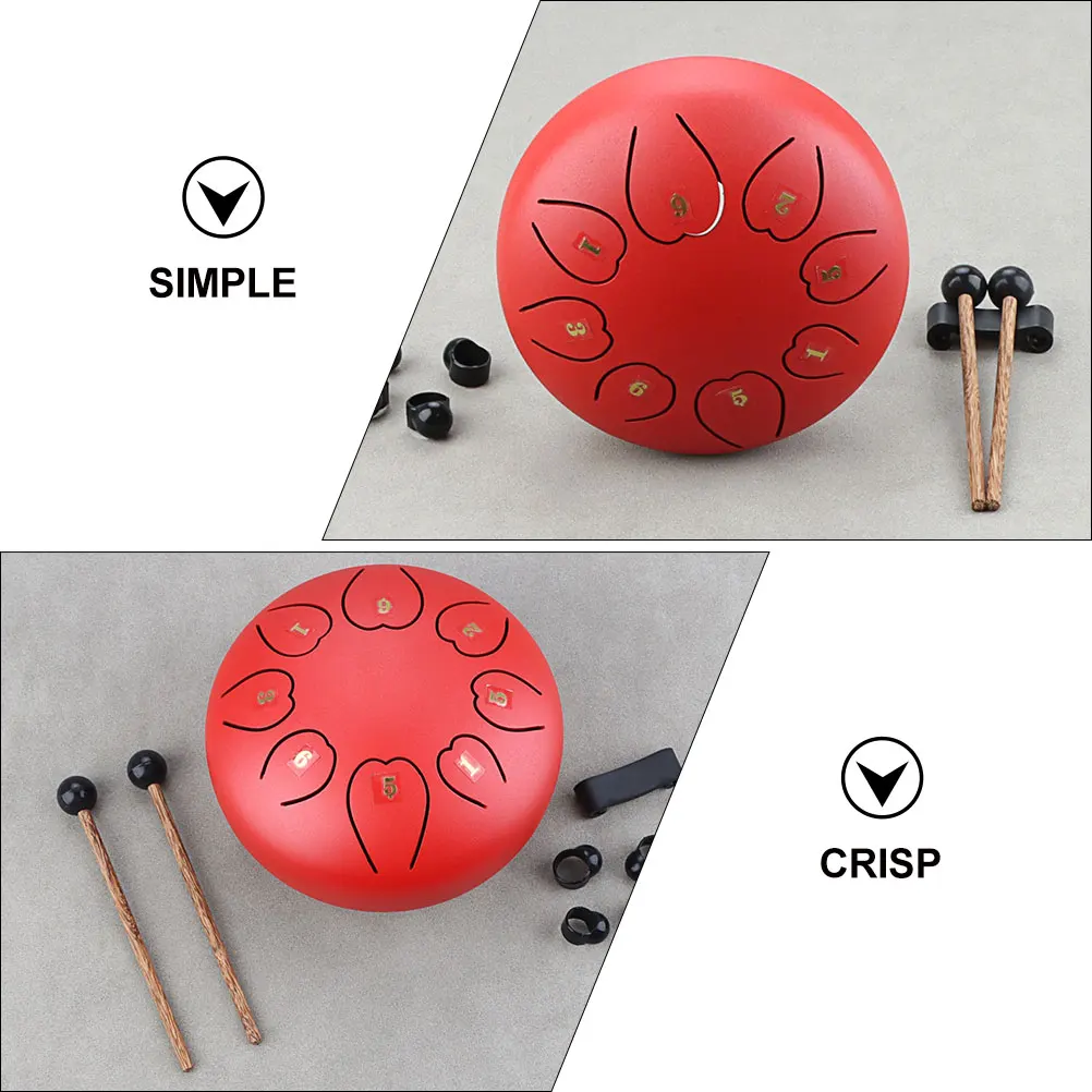 Ethereal Instrument Red Large Drum Instrument Size XB05 Tongue Drum for Leisure Yoga Metal Percussion H Beginner
Ethereal Instrument Red Large Drum Instrument Size XB05 Tongue Drum for Leisure Yoga Metal Percussion H Beginner