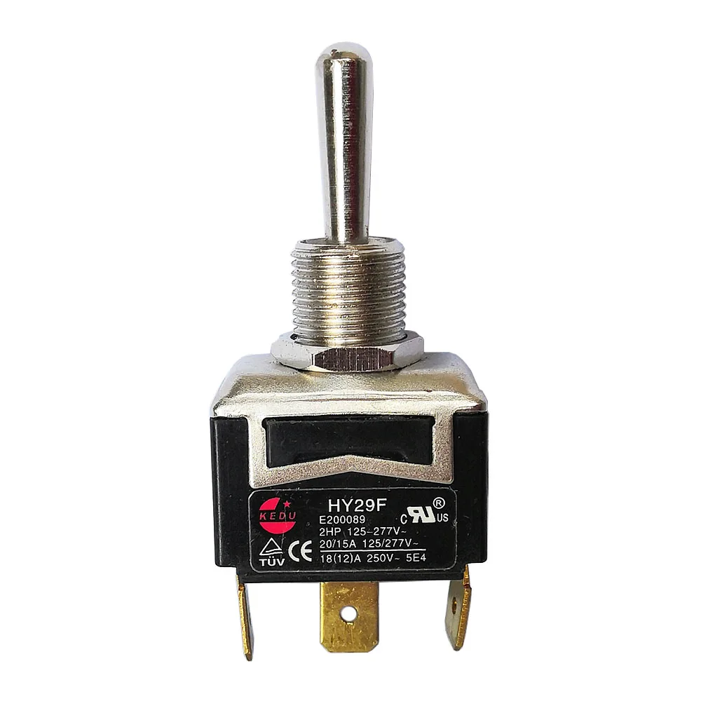 HY29F SPST Toggle Switch KEDU 18A 3Pins 3 Position Electric Switch for Tube Amplifier
HY29F SPST Toggle Switch KEDU 18A 3Pins 3 Position Electric Switch for Tube Amplifier