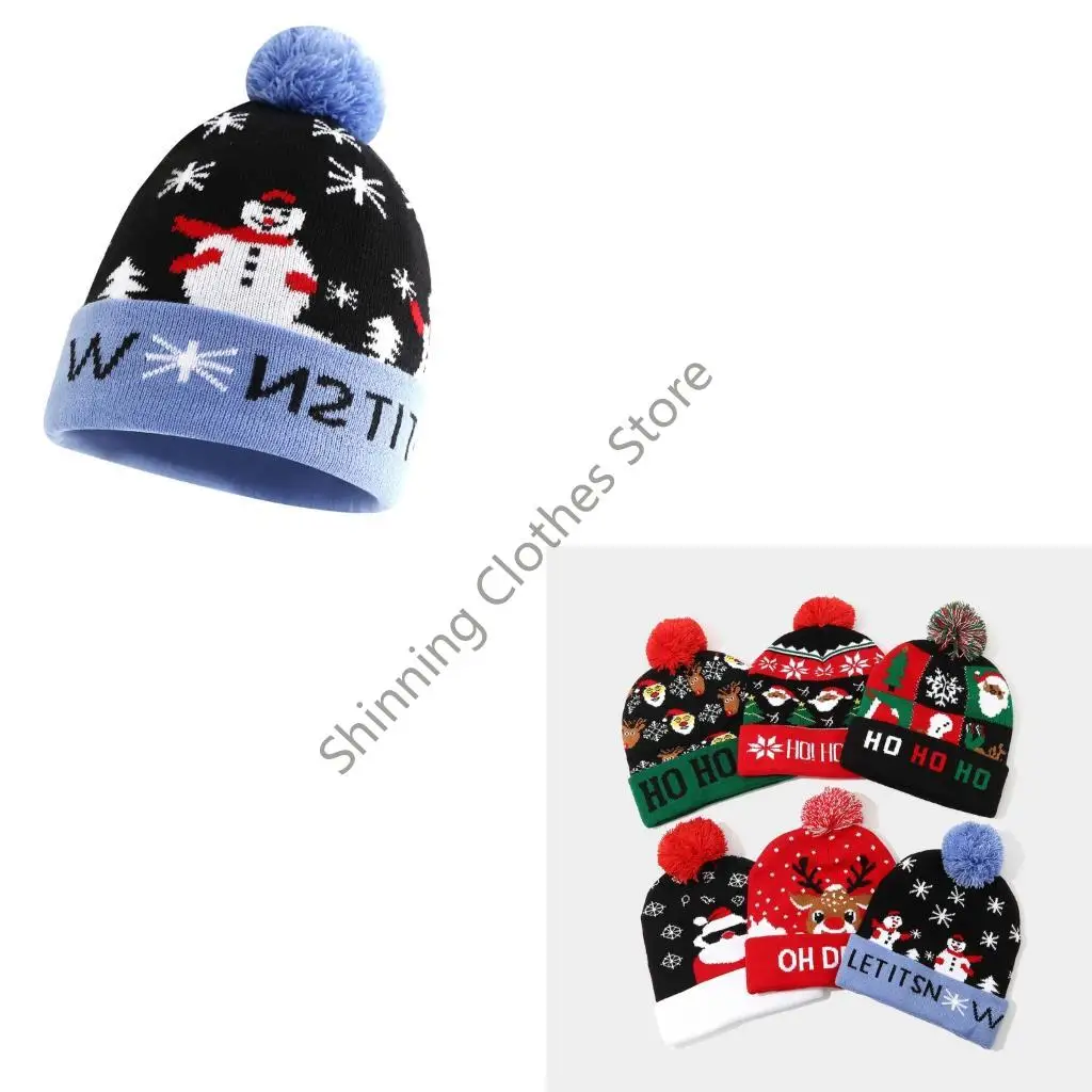 M68A Christmas Acrylic Knit Hat Santa Adjustable Size Easy Wash Care
M68A Christmas Acrylic Knit Hat Santa Adjustable Size Easy Wash Care