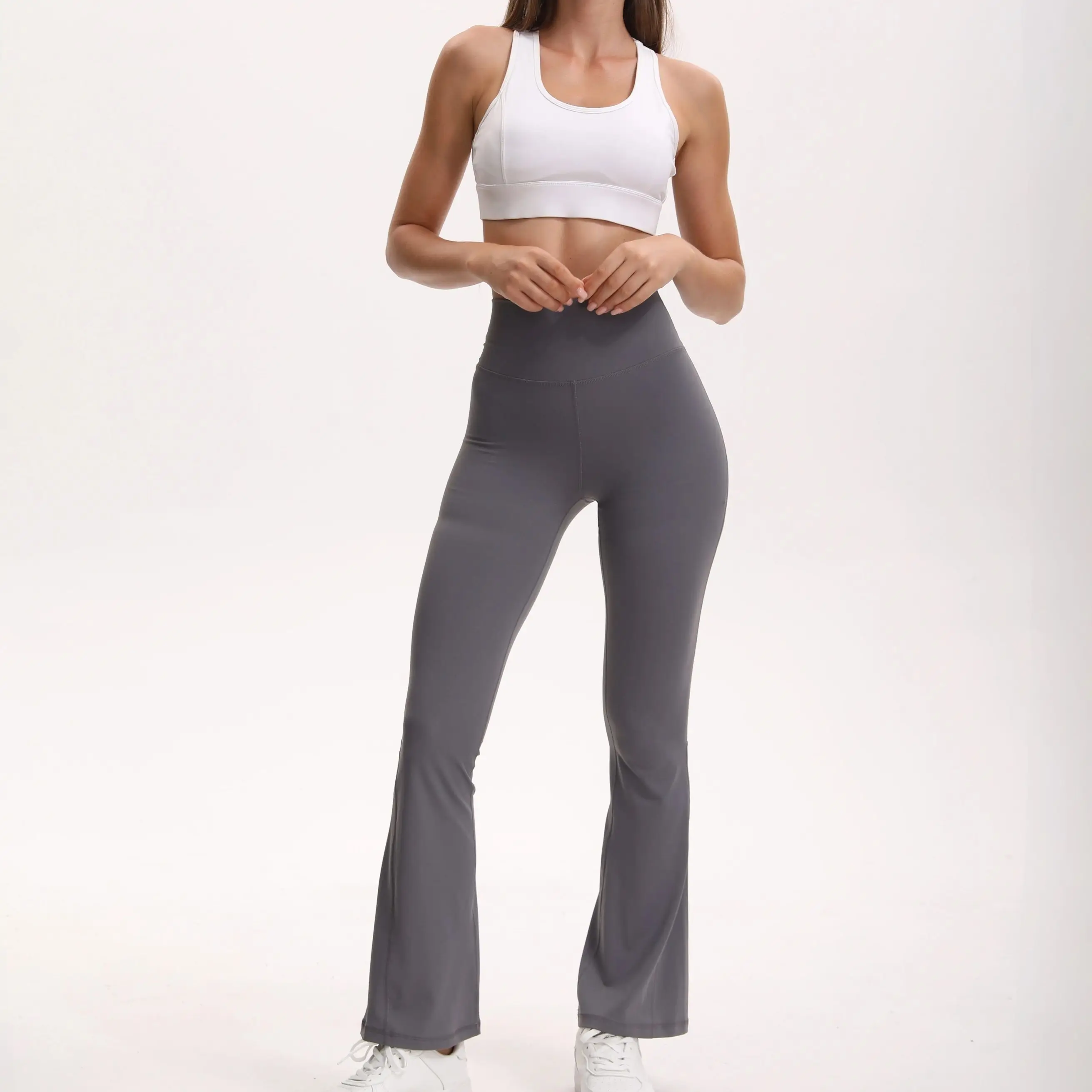 High Waist Flare Yoga Pants Grey, Tummy Control & Butt Lifting, Buttery Soft Bootcut Leggings for Workout & Daily Wear
High Waist Flare Yoga Pants Grey, Tummy Control & Butt Lifting, Buttery Soft Bootcut Leggings for Workout & Daily Wear
