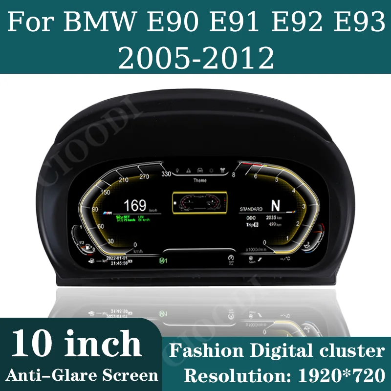 1920*720 Auto Lcd Dashboard For BMW 3 Series E90 E91 E92 2005 6 7 8 9 10 11 12 Years Paneel Virtuele Cockpit Snelheidsmeter Voor
1920*720 Auto Lcd Dashboard For BMW 3 Series E90 E91 E92 2005 6 7 8 9 10 11 12 Years Paneel Virtuele Cockpit Snelheidsmeter Voor