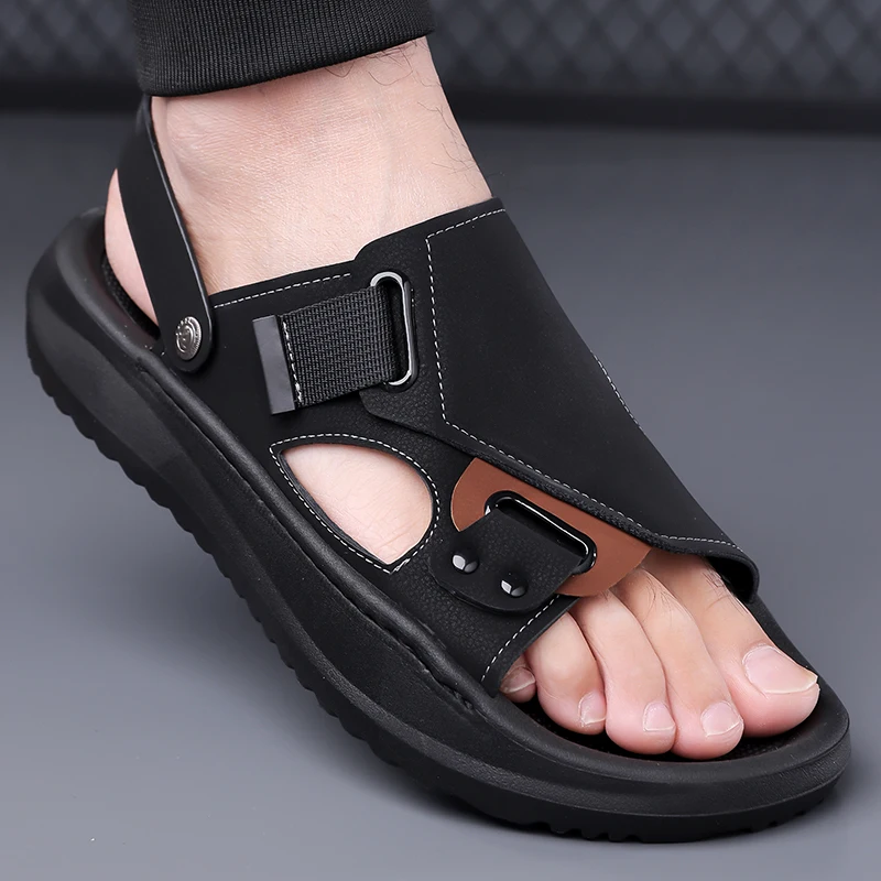 Men's Soft Sole Sandals Breathable Non-slip Wear-resistant Summer Slippers for Outdoor Driving Beach-WC20253
Men's Soft Sole Sandals Breathable Non-slip Wear-resistant Summer Slippers for Outdoor Driving Beach-WC20253