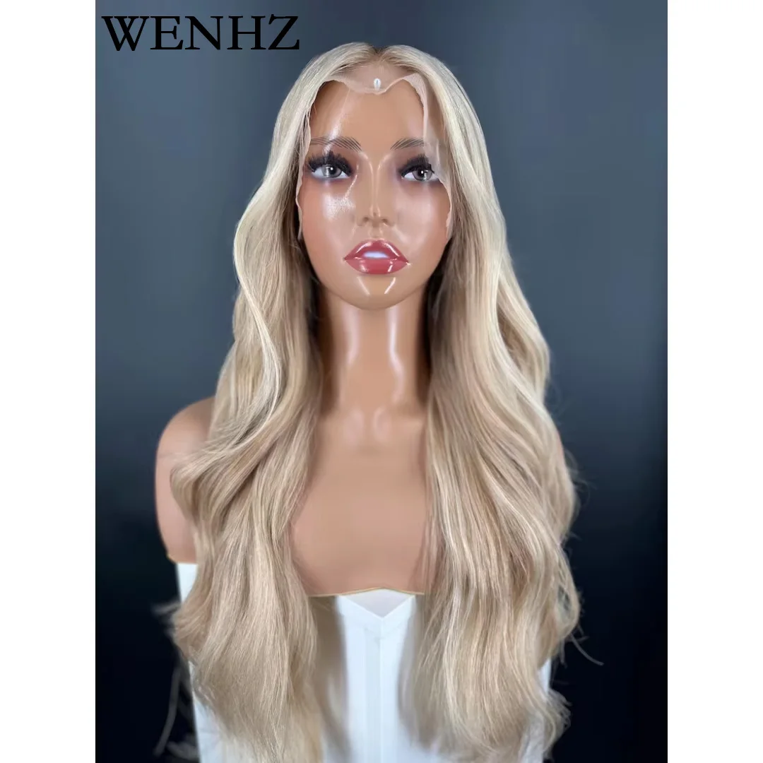 Body Wave High Quality Synthetic Wigs Women Cosplay wig Blonde with Platinum Blonde Highlights Glueless Synthetic Lace Front Wig
Body Wave High Quality Synthetic Wigs Women Cosplay wig Blonde with Platinum Blonde Highlights Glueless Synthetic Lace Front Wig